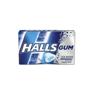 Halls Gum Peppermint 18g Halls Gum