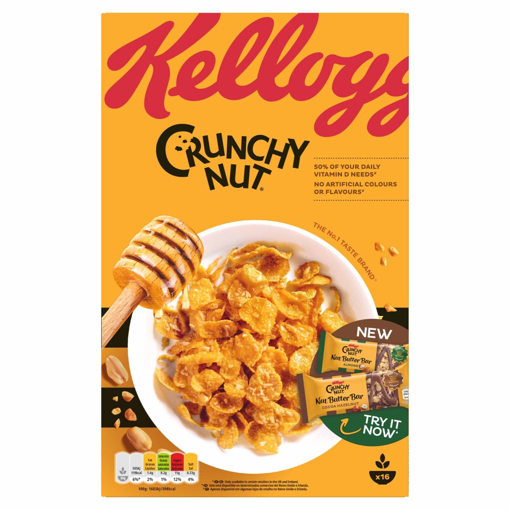 Kellogg’s Crunchy Nut 500g Chocolate Bar B.V.