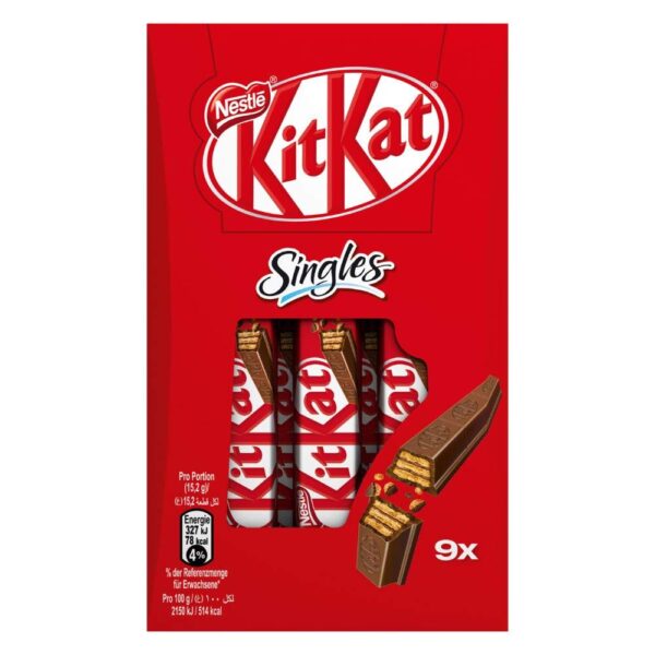 Kit Kat Singles 9x152g