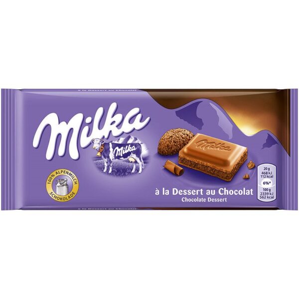 Milka Dessert Au Chocolat 100g