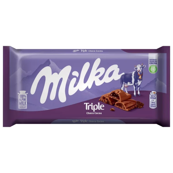 Milka Triple Choco 90g