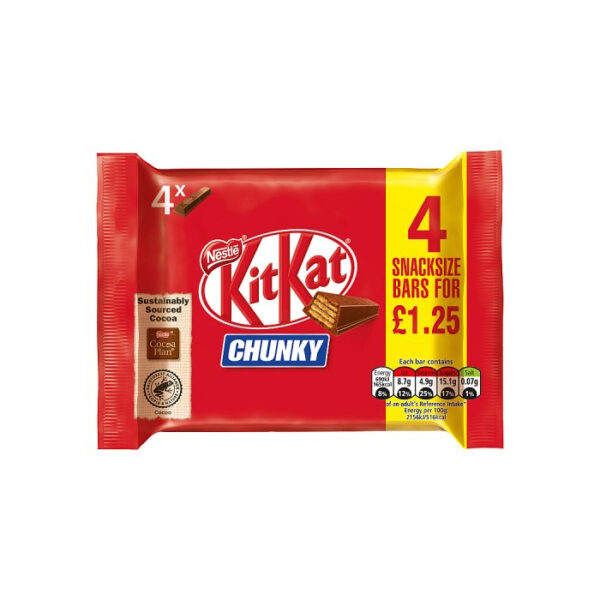 Nestle Kit Kat Chunky 4pk 128g