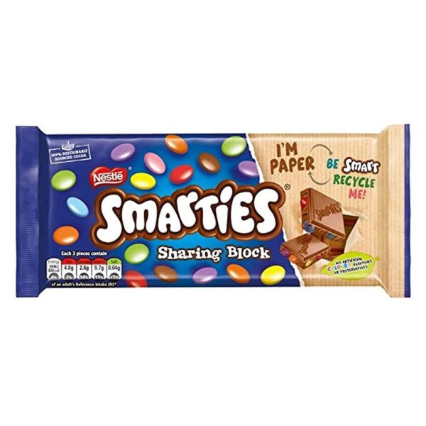 Nestle Smarties Block 100g